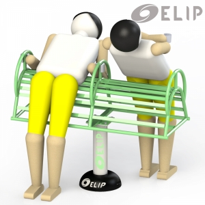 Máy tập lưng bụng Elip E2111